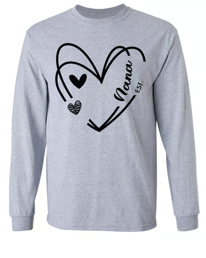 Nana And Kids Est Year Personalized CTH01