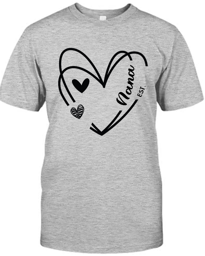 Nana And Kids Est Year Personalized CTH01