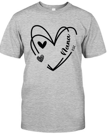 Nana And Kids Est Year Personalized CTH01