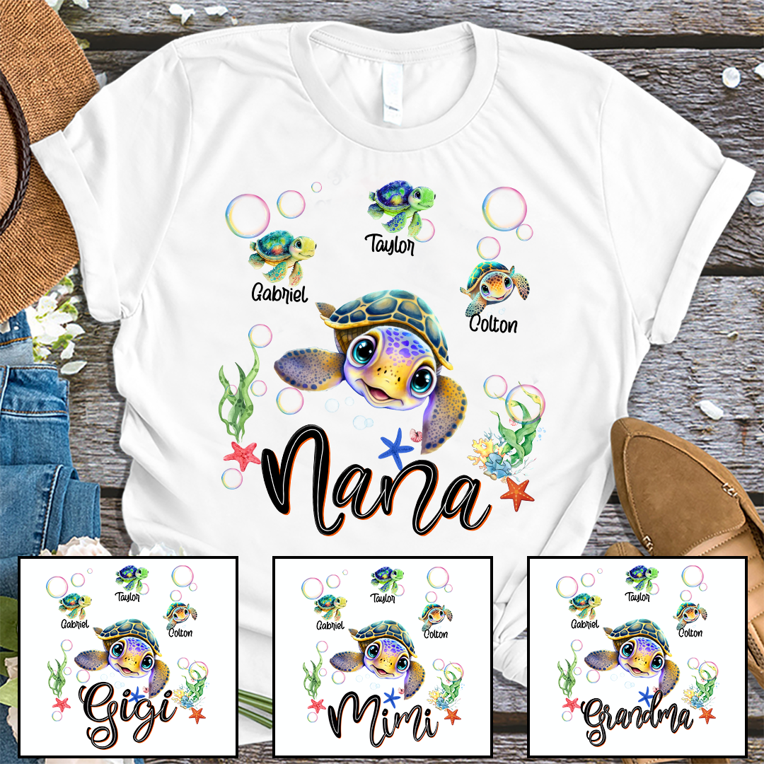 Turtle Nana And Grandkids CTH01