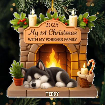 Custom Alaskan Malamute Acrylic Ornament, Custom Pet Design, Unique Christmas Gift for Dog Moms, Dads & Animal Lovers Ornament