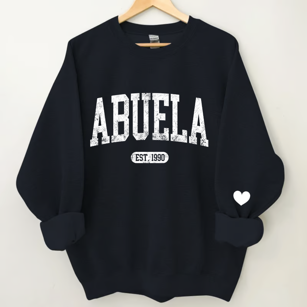 Custom Mimi Est Grandson And Granddaughter Sweatshirt