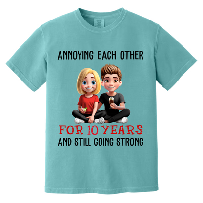 Annoying Each Other For Years And Still Going Strong Anniversary Wedding Shirt Gift For Husband Wife Dad Mom