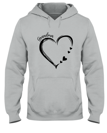 Personalized Grandma Heart Sweatshirt, Grandma Gift, Custom Grandkids Name Sweatshirt Copy