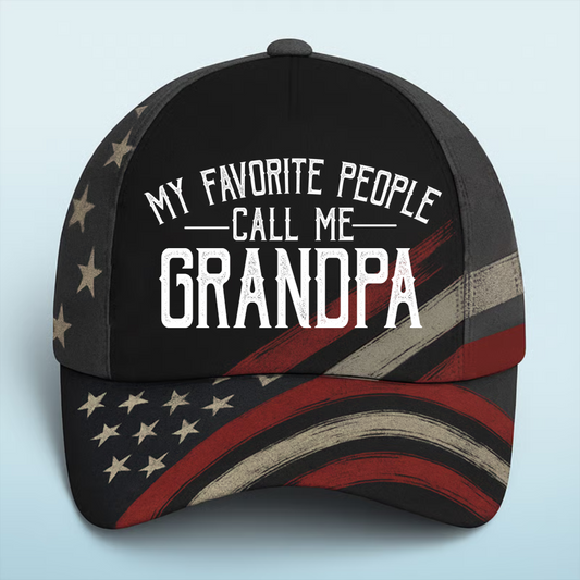 My Favorite People Call Me Papa Father Day Gift 3D CAP