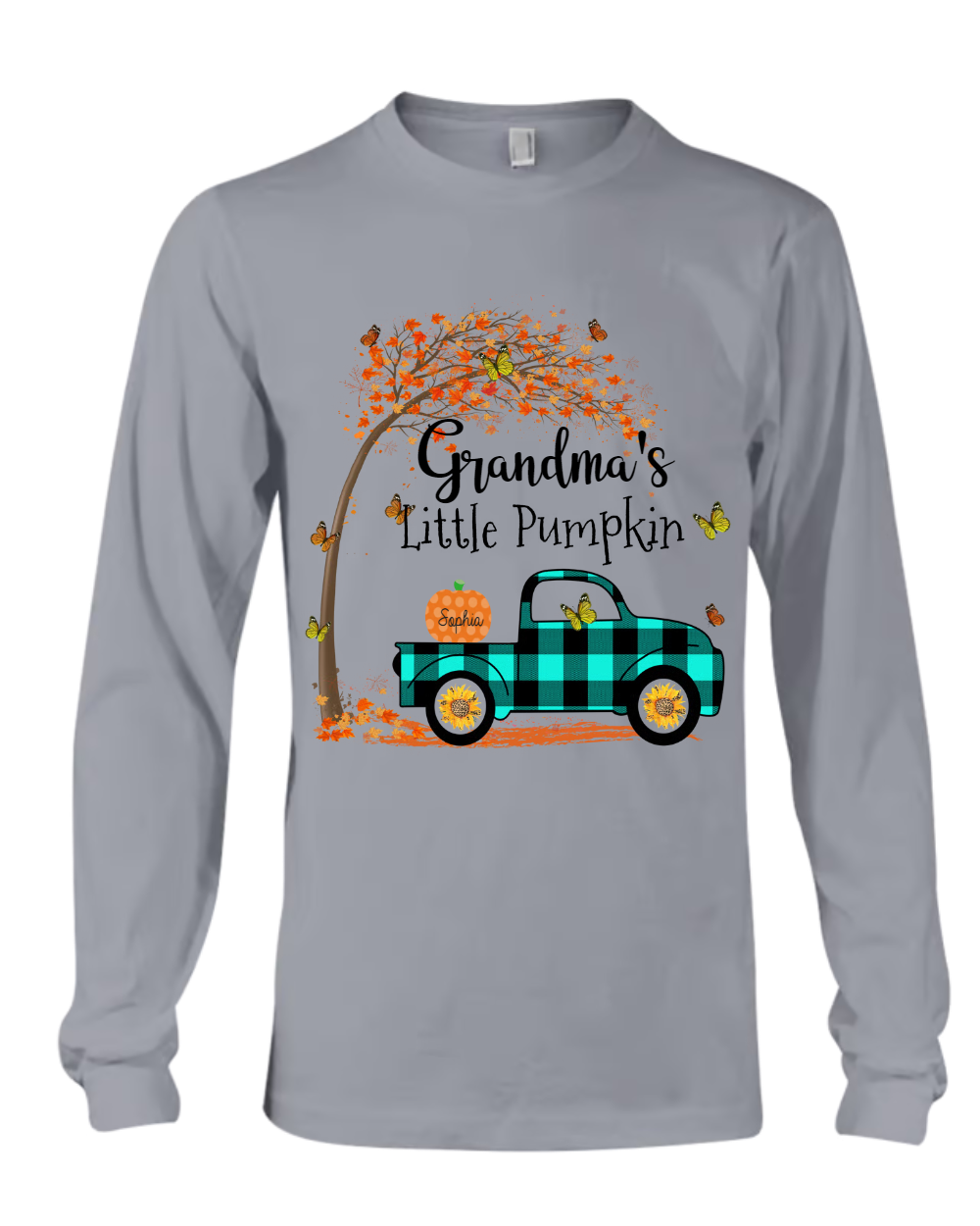 Grandma's Little Pumpkins and Grandkids Names Personalized