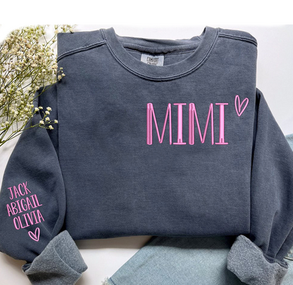 Custom Embroidered Mimi Heart Valentine 2024