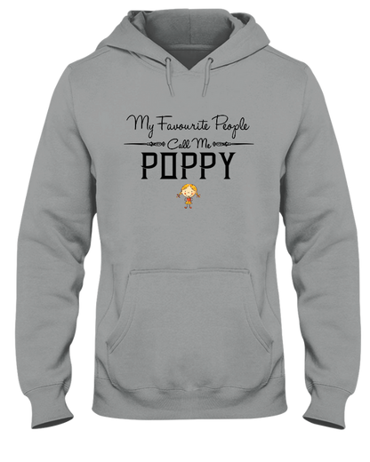 My Favourite People Call Me Poppy, Custom Poppy And Kids, Grandpa Gift TH
