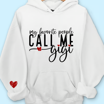 My Favorite People Call Me Gigi And Kids Custom T-Shirt 2025