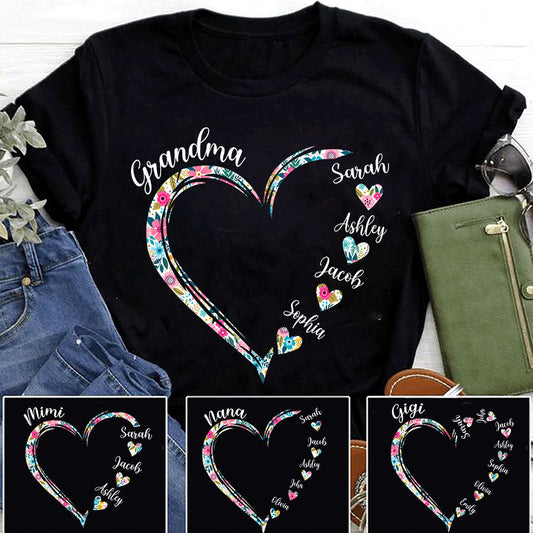 Flower Grandma and Grandkids,est Gifts For Mother's Day