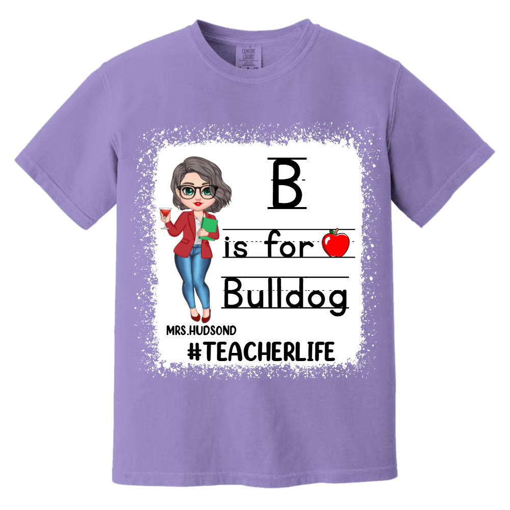 Comfort Colors® Custom School Mascot Custom Teacher Shirt, Custom Gifts For Teacher T-Shirt