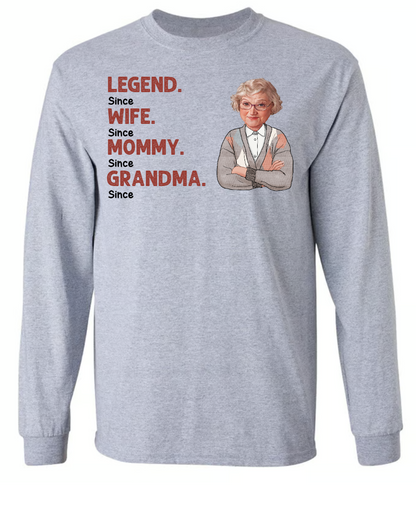 Legend Wife Mommy Grandma CTH01