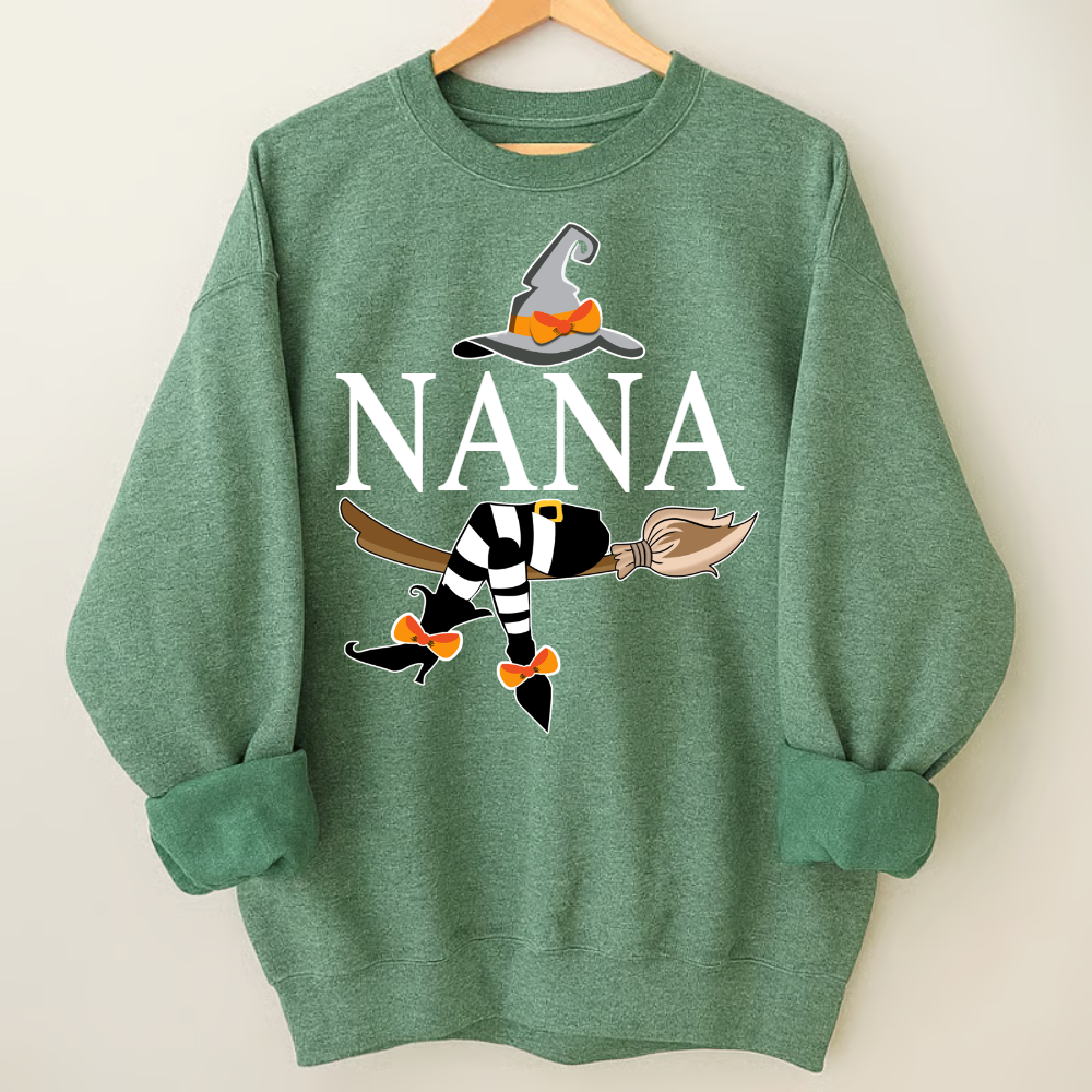 Custom Grandma Halloween Shirt, Personalized Mimi Witch T-Shirt, Perfect Gift for Nana