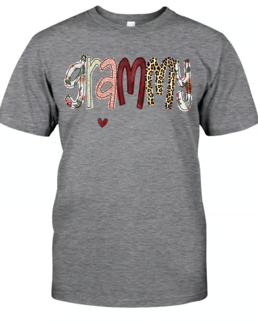 Grandma Grandpa And Kids Heart CTH01