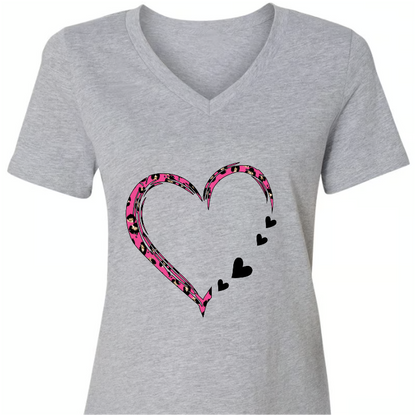 Grandma And Grandkids Heart Leopard CTH01