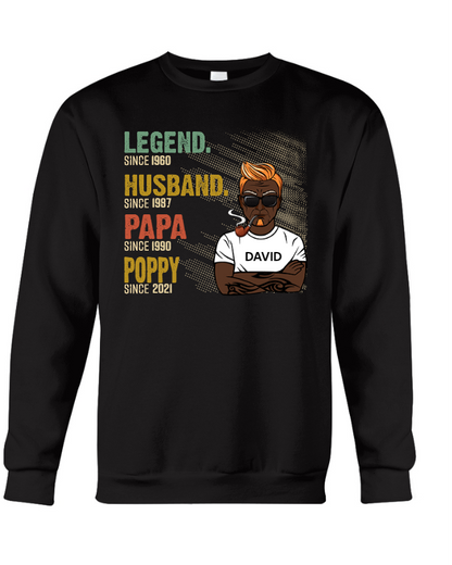 Legend Husband Daddy Papa Art Grandpa