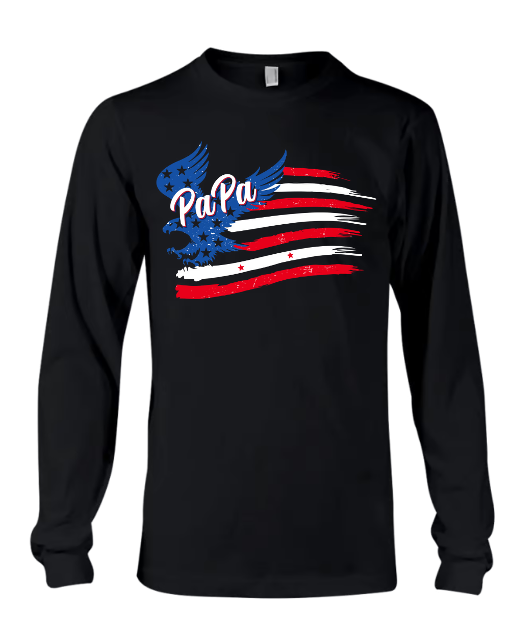 Grandpa With Grandkids Names 4th Of July CTL94 T-Shirt