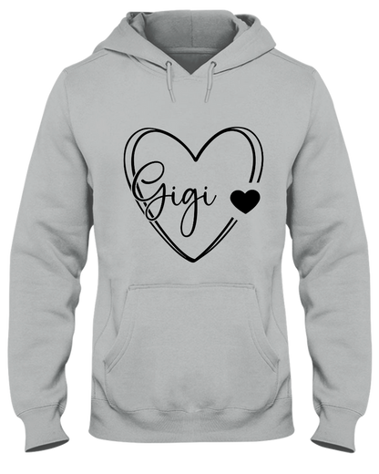 Personalized Gigi Grandma Nana With Kids Heart CTH01