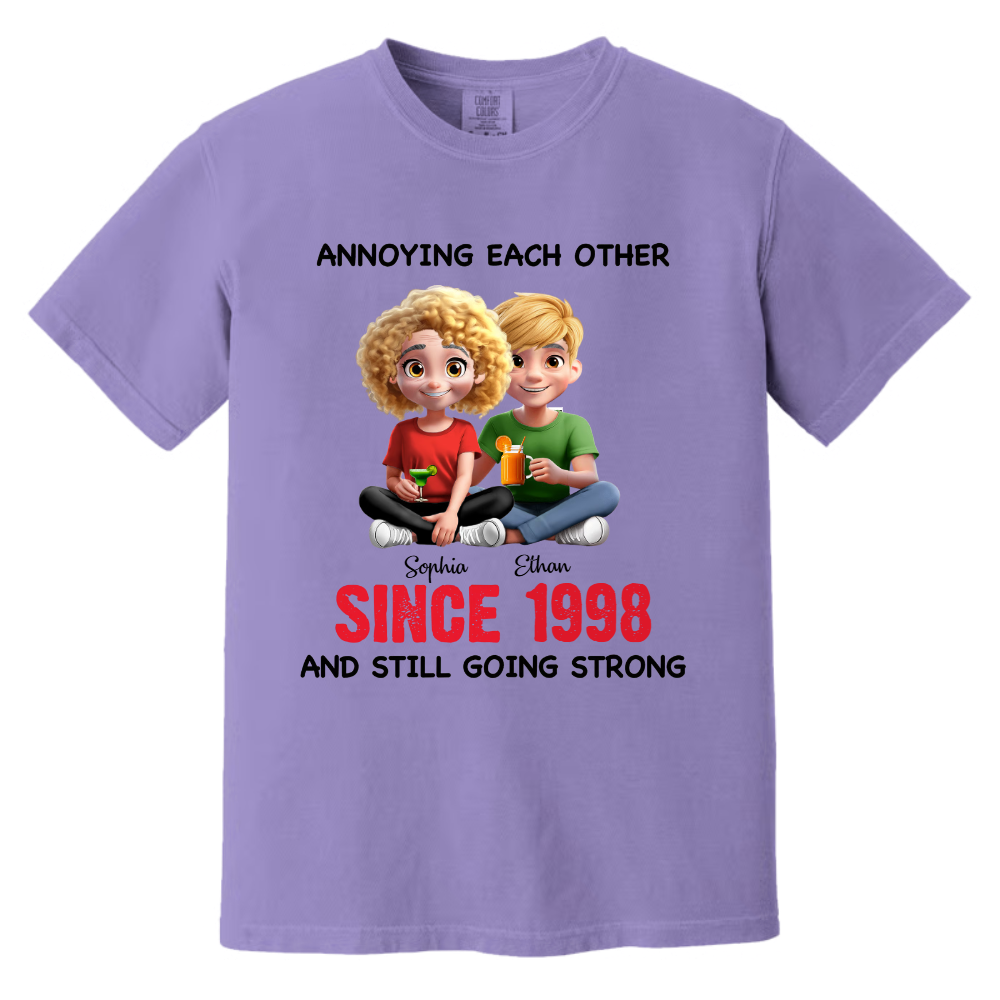 Personalized Anniversary Wedding Gifts For Husband And Wife, Him And Her - Partners In Crime Since Forever