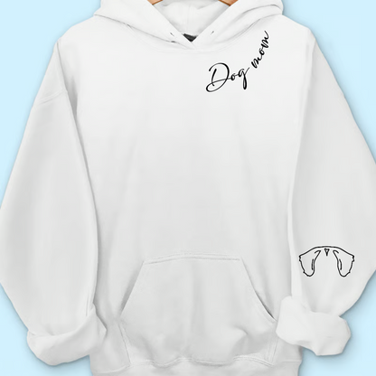 Dog Personalized Custom Unisex Sweatshirt With Design On Sleeve