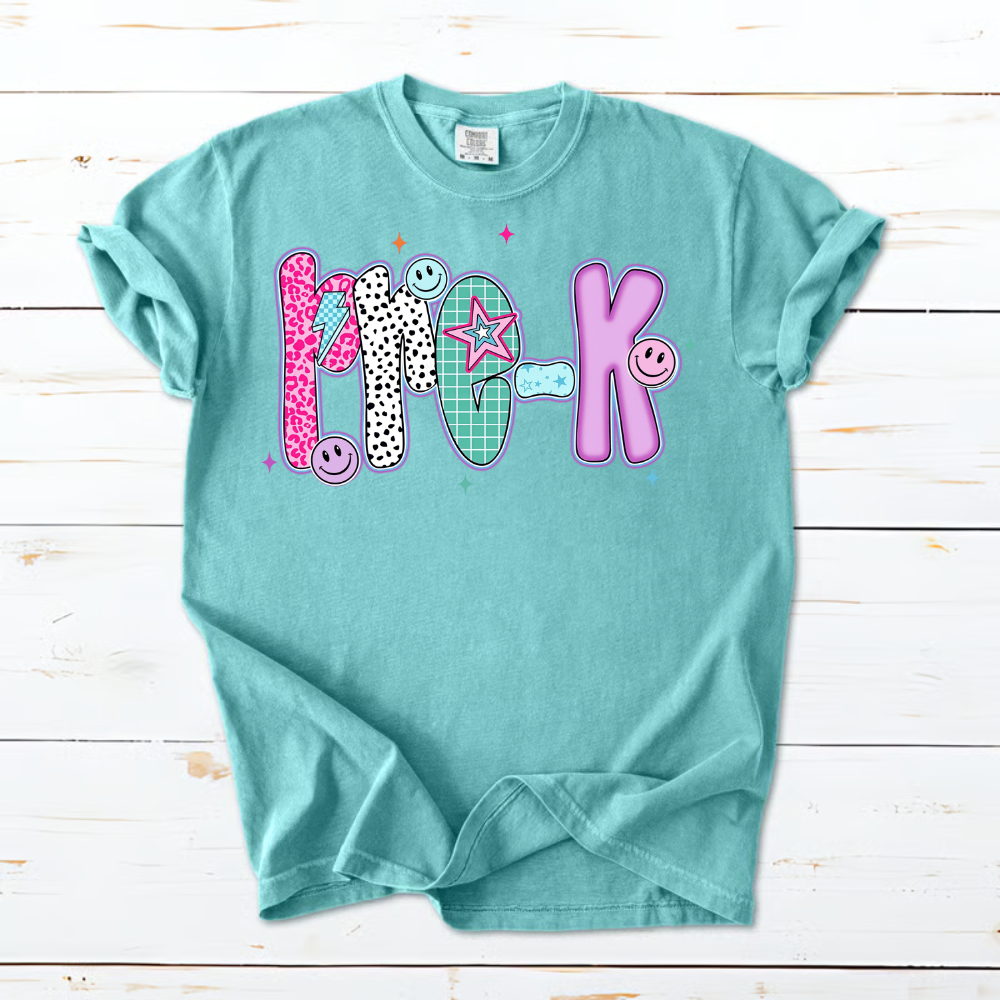 Preppy Back to School Pre-k 1st/2nd/3rd Grade First Day of School Shirt