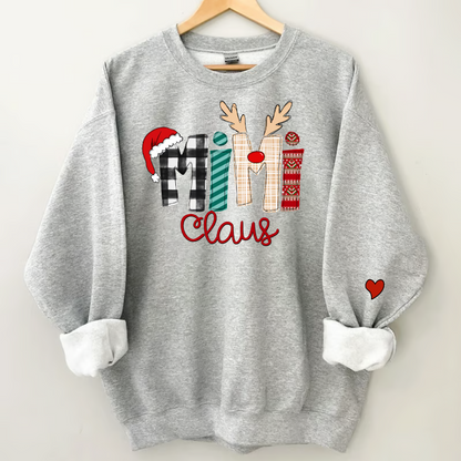 Christmas Mimi Claus Sweatshirt , 2023 Christmas Sweatshirt Sweatshirt