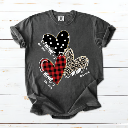 Wife Mom Nana Triple Heart Valentine
