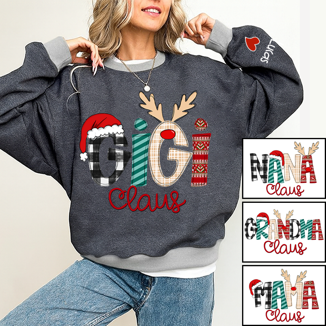 Custom Christmas Gigi Claus and Grandkids Christmas 2025