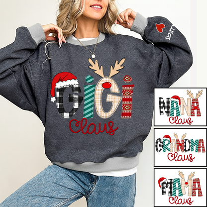 Custom Christmas Gigi Claus and Grandkids Christmas 2025