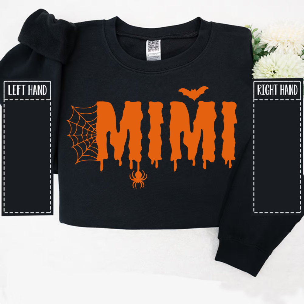 Custom Mimi Halloween And Kids Sweatshirt