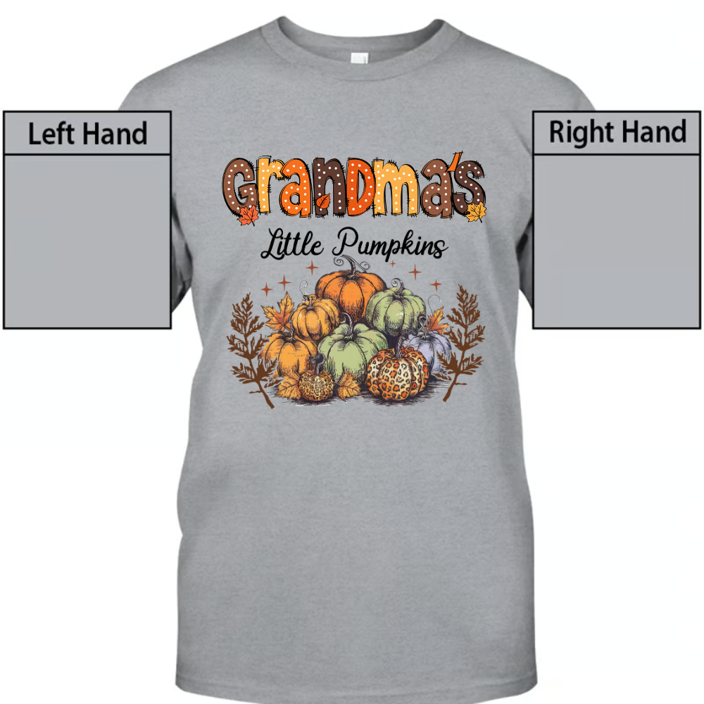 Grandmas Litte Pumpkins Grankids Fall Season