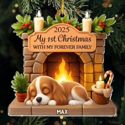 Custom Cavalier King Charles Spaniel Acrylic Ornament, Custom Pet Design, Unique Christmas Gift for Dog Moms, Dads & Animal Lovers Ornament