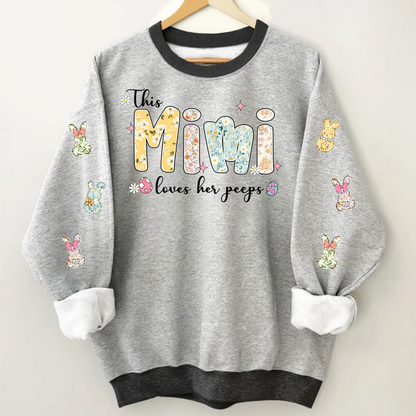 This Mimi Loves Her Peeps Personalized Mimi Gigi Grandma and Grandkids