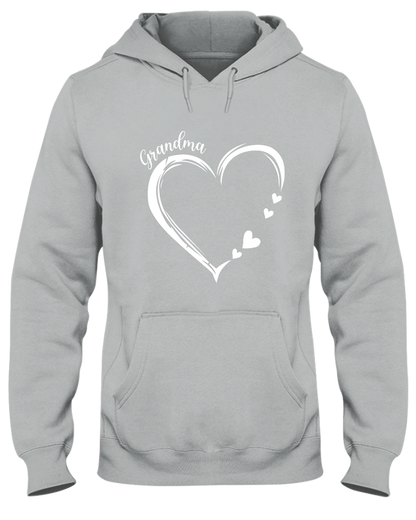 Grandma and Grandkids Hearts Leopard, Gift For Grandma