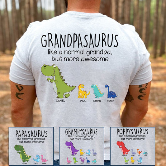 Grandpasaurus Like a normal Grandpa, Father's Day Gifts T-Shirt