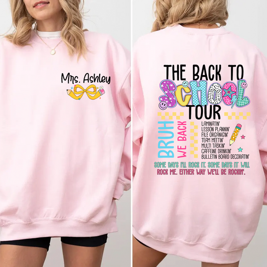 Personalized Teacher The Back Bo Bchool Tour