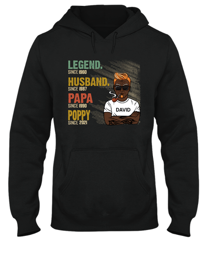 Legend Husband Daddy Papa Art Grandpa
