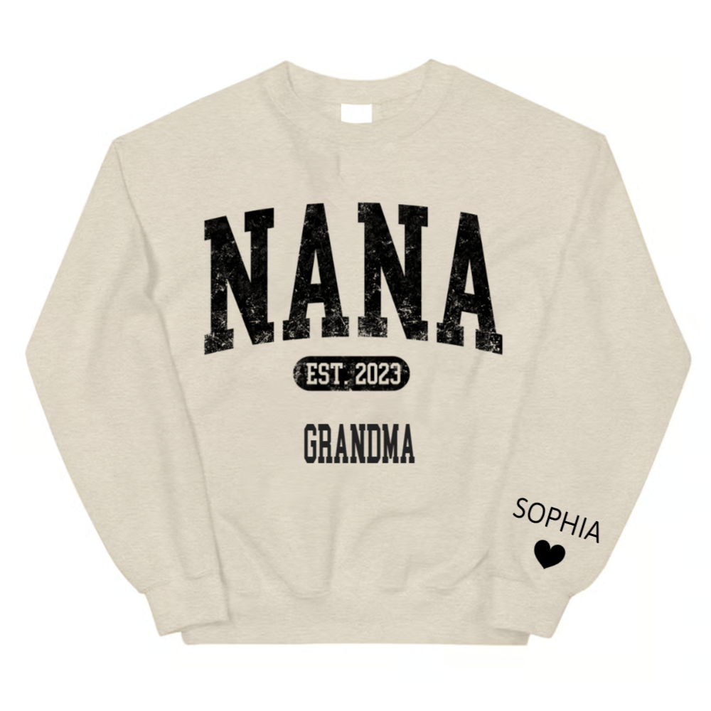 Personalized Mimi Est And Grandkids Sweatshirt
