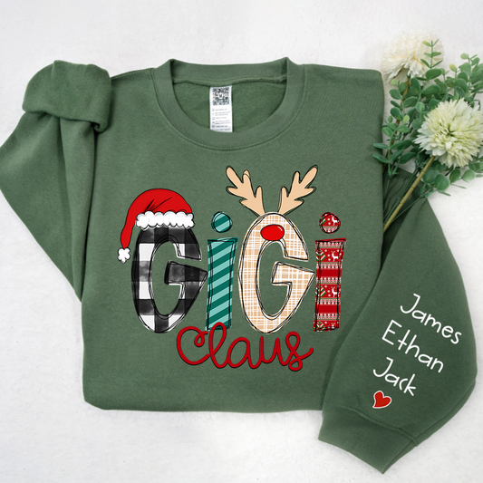 Christmas Gigi Claus Sweatshirt , 2023 Christmas Sweatshirt   Sweatshirt
