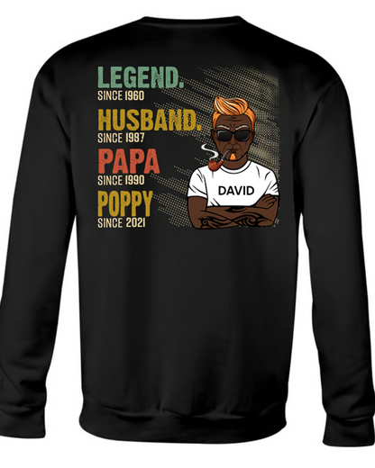 Legend Husband Dad Grandpa Art, Father's Day Gifts