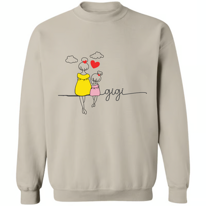 Custom Gigi And Grandkids Art Sweatshirt