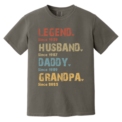 Comfort Colors® Grandpa Legend G09, Gift For Father's Day T-Shirt