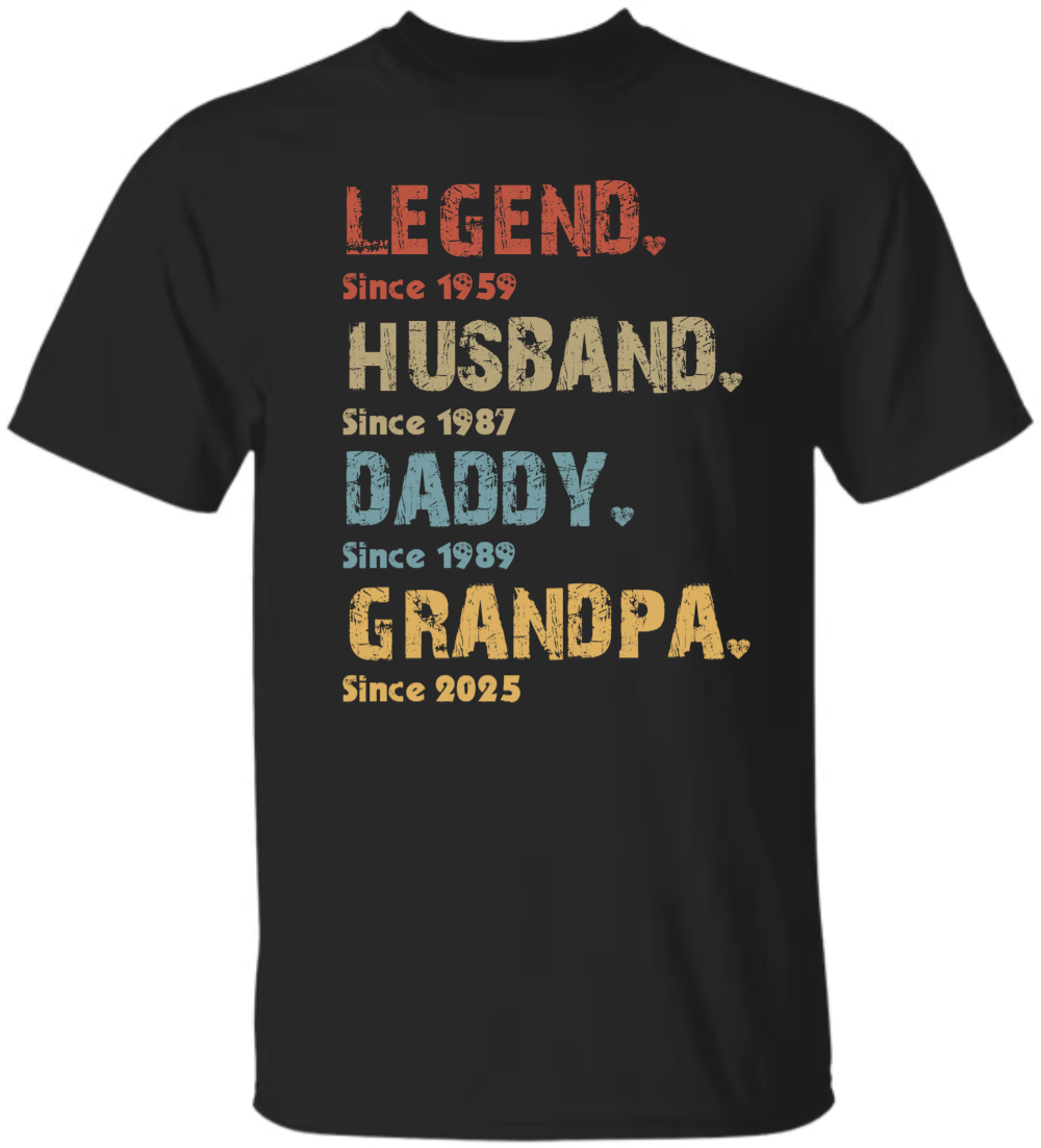Comfort Colors® Grandpa Legend G09, Gift For Father's Day T-Shirt