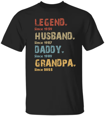 Comfort Colors® Grandpa Legend G09, Gift For Father's Day T-Shirt