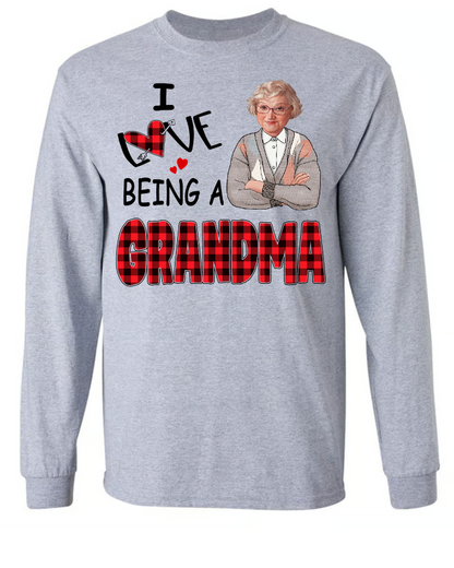 I Love Being A Grandma Mimi Nana Custom Photo CTH01