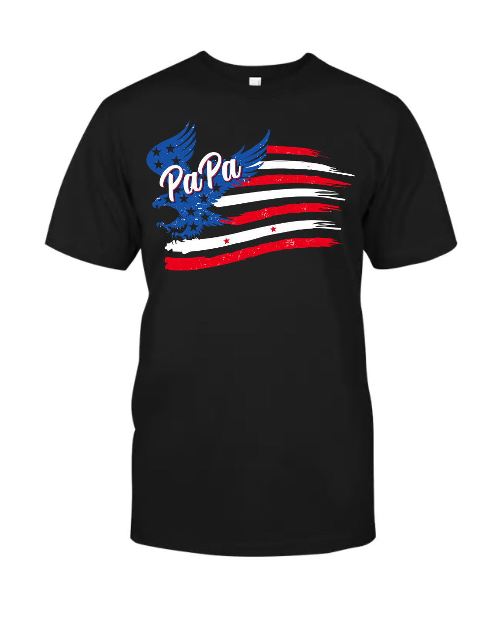 Grampa With Grandkids Names 4th Of July CTL94 T-Shirt