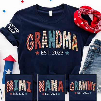 America Grandma Est Kids T-Shirt