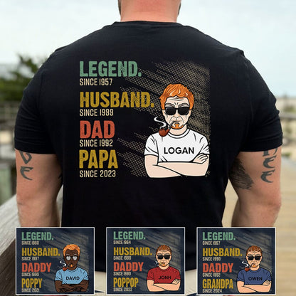 Legend Husband Dad Grandpa Art, Father's Day Gifts