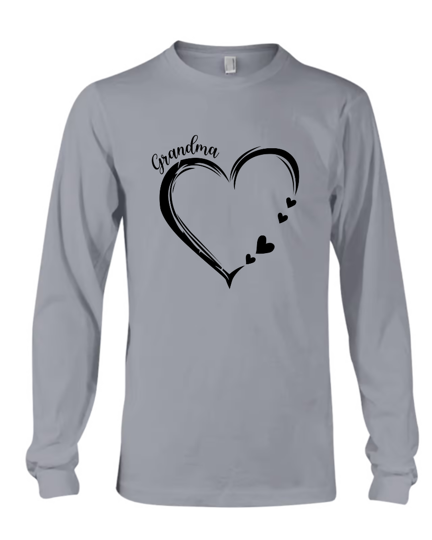 Grandma and Grandkids Hearts, Gift For Grandma