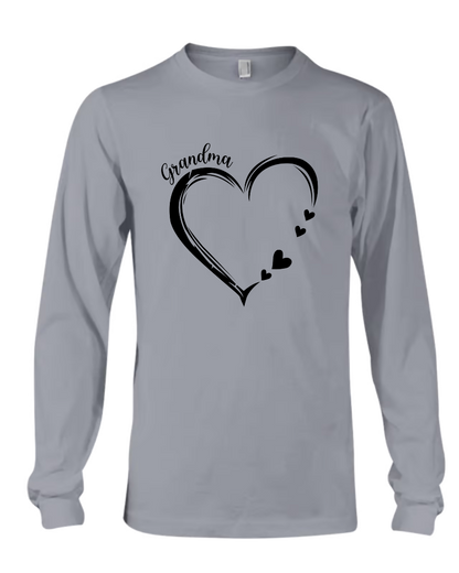 Grandma and Grandkids Hearts, Gift For Grandma